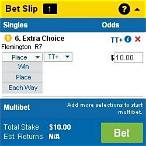 place a bet for melbourne cup